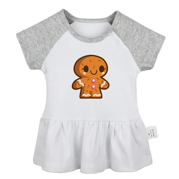 

The Gingerbread Man I May Get Lost But I'll Never Get Stuck Design Newborn Baby Girls Dresses Toddler Infant Cotton Clothes