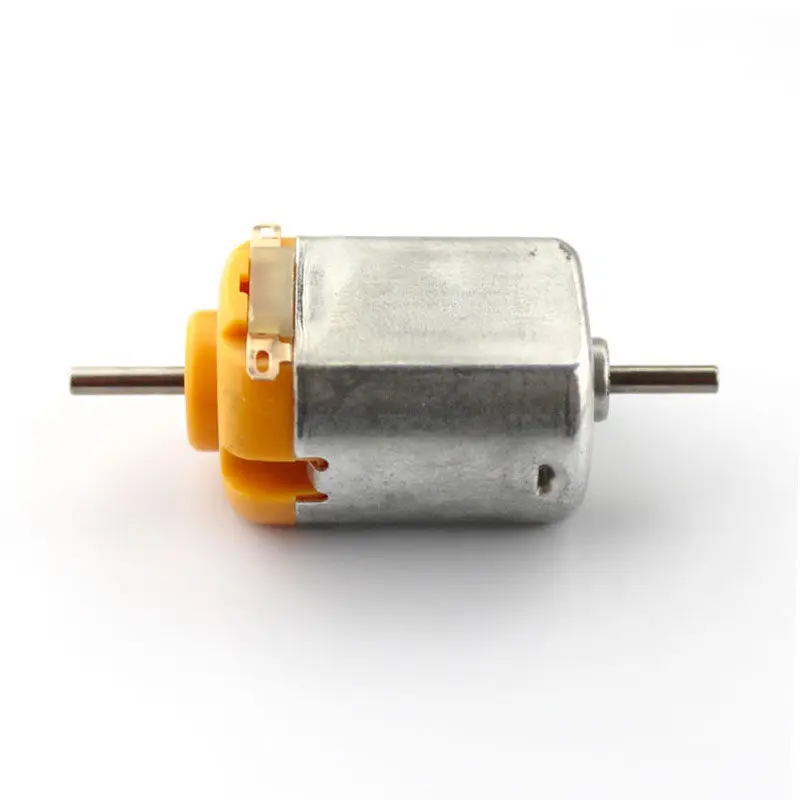 DC 1.5V-6V 3V 11000RPM Mini 130 Motor Dual Shaft Double 2mm Axis DIY Hobby Toy Car Fan Model Micro 15mm*20mm Electric Motor
DC 1.5V-6V 3V 11000RPM Mini 130 Motor Dual Shaft Double 2mm Axis DIY Hobby Toy Car Fan Model Micro 15mm*20mm Electric Motor