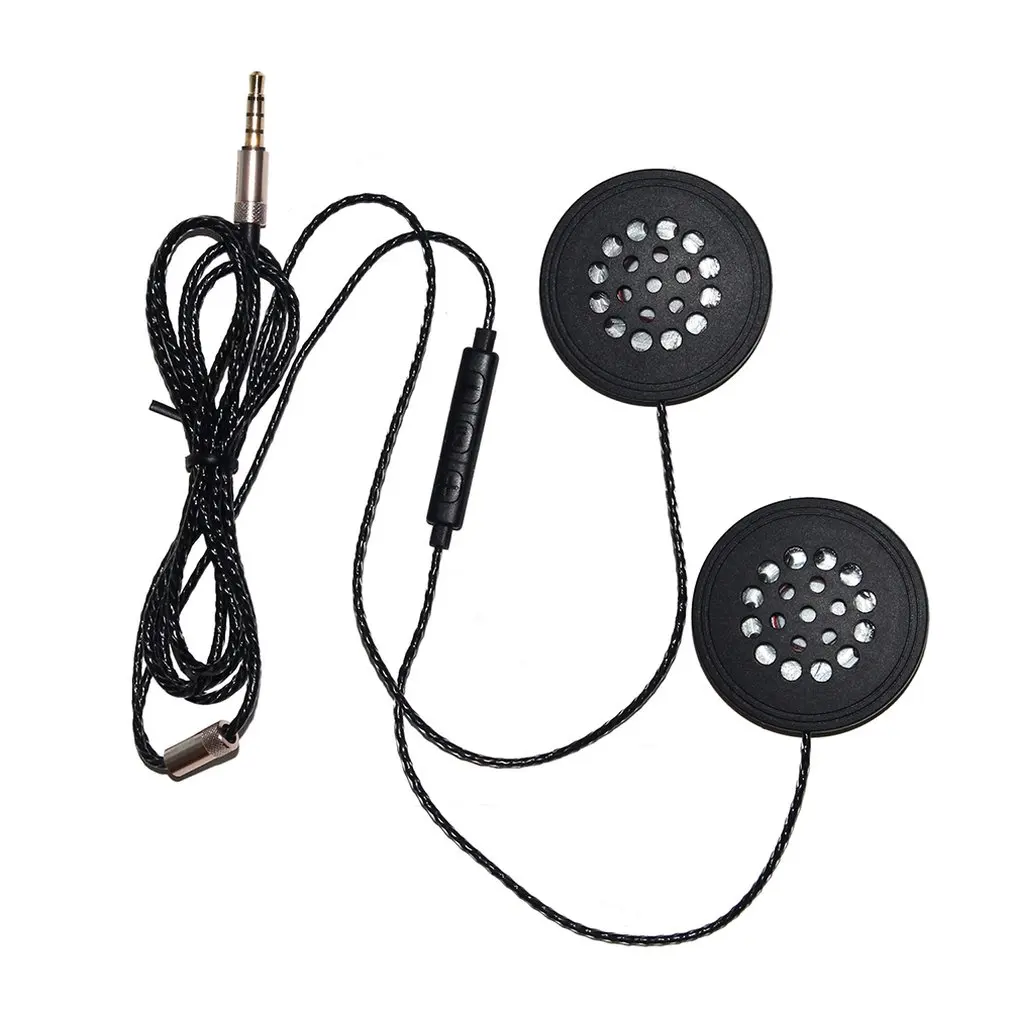 T33 HiFi Stereo Cell Phone Motorcycle Intercom Universal Intelligent Helmet Headset Wired Accessories Double Speakers | Мобильные