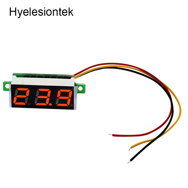 0.36inch LED Voltmeter Digital Voltmeter Voltage Meter Adjustable Volt Detector Tester Monitor 4.5-30V 3 Lead Wire 12V 24V Car
0.36inch LED Voltmeter Digital Voltmeter Voltage Meter Adjustable Volt Detector Tester Monitor 4.5-30V 3 Lead Wire 12V 24V Car