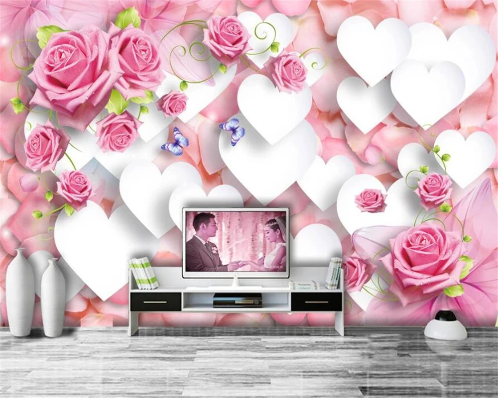 Custom wallpaper HD 3D Stereo Rose wallpapers for living room background wall decoration mural 3d wallpaper papel de pared
Custom wallpaper HD 3D Stereo Rose wallpapers for living room background wall decoration mural 3d wallpaper papel de pared
