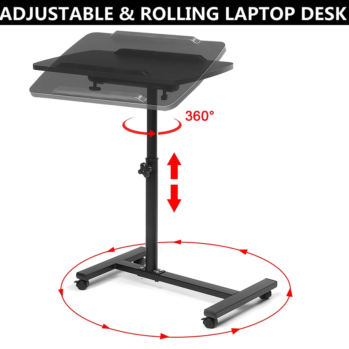 Laptop Table Computer Table Portable Folding Table Movable Laptop Standing Desk Height Adjustable Home Office School Furniture Laptop Table Computer Table Portable Folding Table Movable Laptop Standing Desk Height Adjustable Home Office School Furniture
