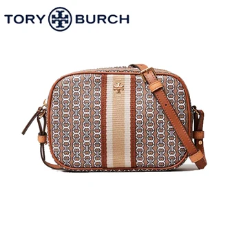 TORY BURCH Gemini Link Canvas Mini Bag Applique Printed Adjustable Leather Strap Zipped Closure Crossbody Bags For Women 57743
TORY BURCH Gemini Link Canvas Mini Bag Applique Printed Adjustable Leather Strap Zipped Closure Crossbody Bags For Women 57743