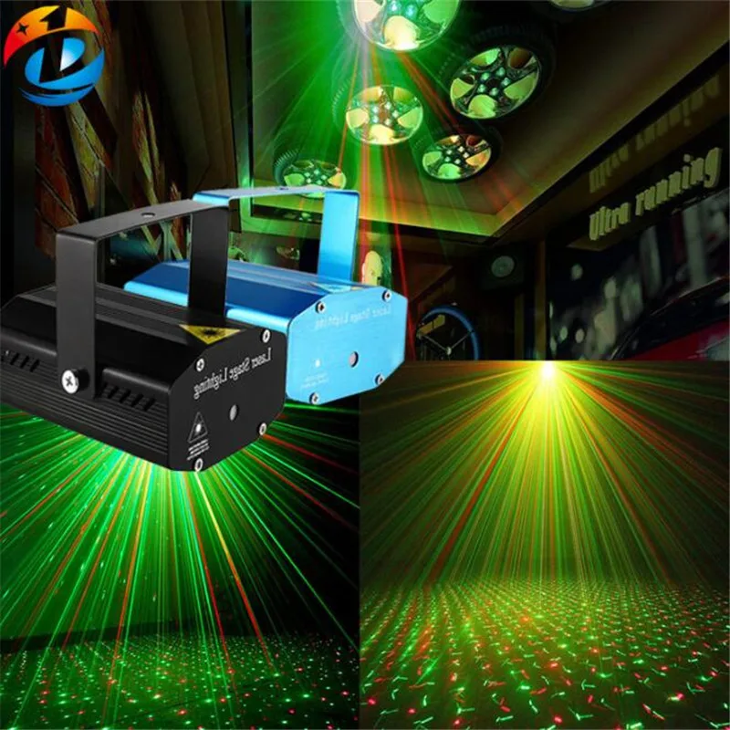 

Mini Portable Newly Remote RG Galaxy Meteor Shower Laser Projector Lights Dsico DJ Home Party Xmas Show Stage Lighting