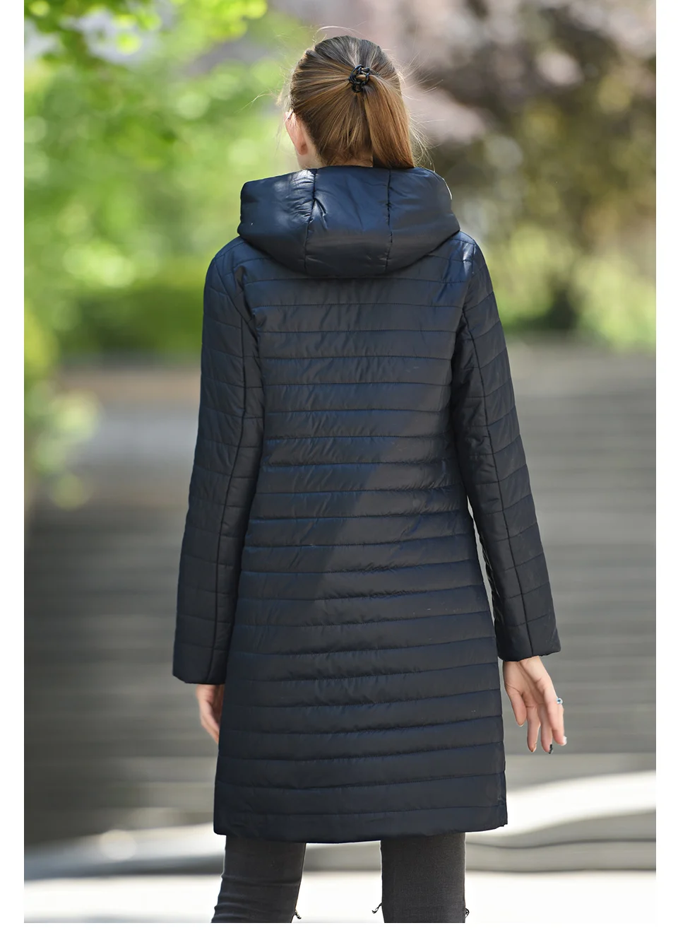 CEPRASK 2020 Designer Spring Autumn Collection Women Jacket Thin Parka Long Plus Size 6XL New European Women Coat Warm Clothes