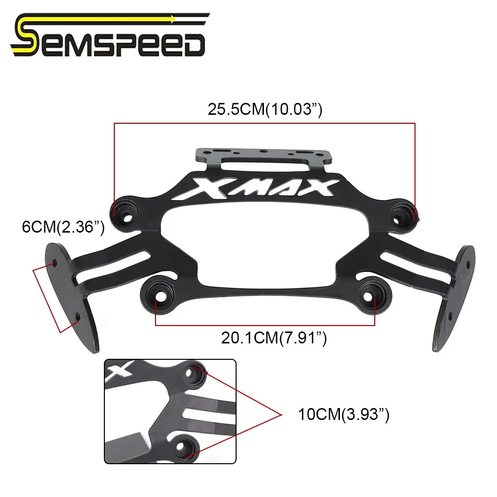 SEMSPEED мотоциклетный телефон 3 5 7 ''USB зарядное устройство XMAX300 подставка
