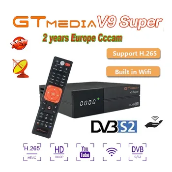 GT Media V9 Super DVB-S2 Satellite Receiver FREESAT V8 Super New Version H.265 WIFI+2Year Europe Spain PT DE PO Ccam TV decoder
GT Media V9 Super DVB-S2 Satellite Receiver FREESAT V8 Super New Version H.265 WIFI+2Year Europe Spain PT DE PO Ccam TV decoder