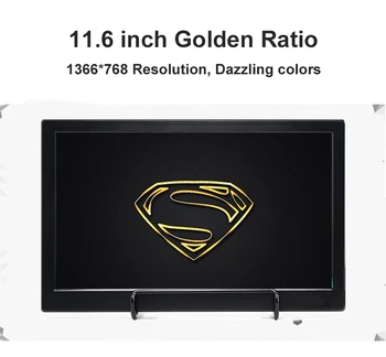 Portable Display 11.6 inch LED Monitor 1366x768 HD TV Display Computer Monitor HDMI VGA AV BNC Support PS4 XBOX Switch
Portable Display 11.6 inch LED Monitor 1366x768 HD TV Display Computer Monitor HDMI VGA AV BNC Support PS4 XBOX Switch