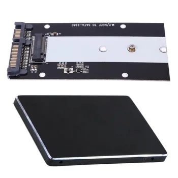 B Key M.2 NGFF SSD to 2.5" SATA Converter Adapter Card for 2230/2242/2260/2280 SSD Metal Case Box NGFF M.2 Adapter
B Key M.2 NGFF SSD to 2.5" SATA Converter Adapter Card for 2230/2242/2260/2280 SSD Metal Case Box NGFF M.2 Adapter