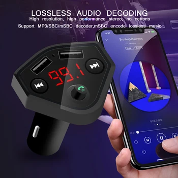 Bluetooth Support U Disk LED Display 4.1a Dual USB Ports Car Mp3 Player Car Charger Car Handsfree Wireless Bluetooth Kit
Bluetooth Support U Disk LED Display 4.1a Dual USB Ports Car Mp3 Player Car Charger Car Handsfree Wireless Bluetooth Kit