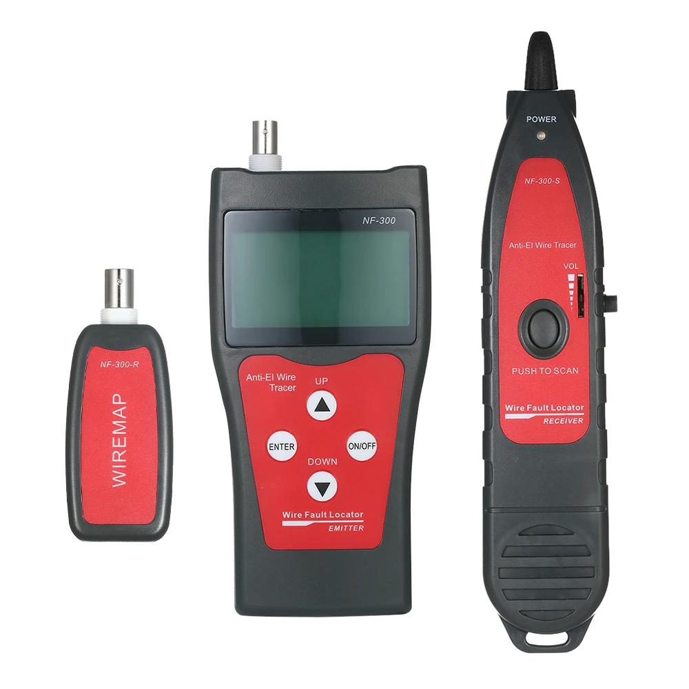 Multi-functional LCD Network Cable Tester RJ11 RJ45 Wire Length Finder with 1 Remote Adapter 
Multi-functional LCD Network Cable Tester RJ11 RJ45 Wire Length Finder with 1 Remote Adapter