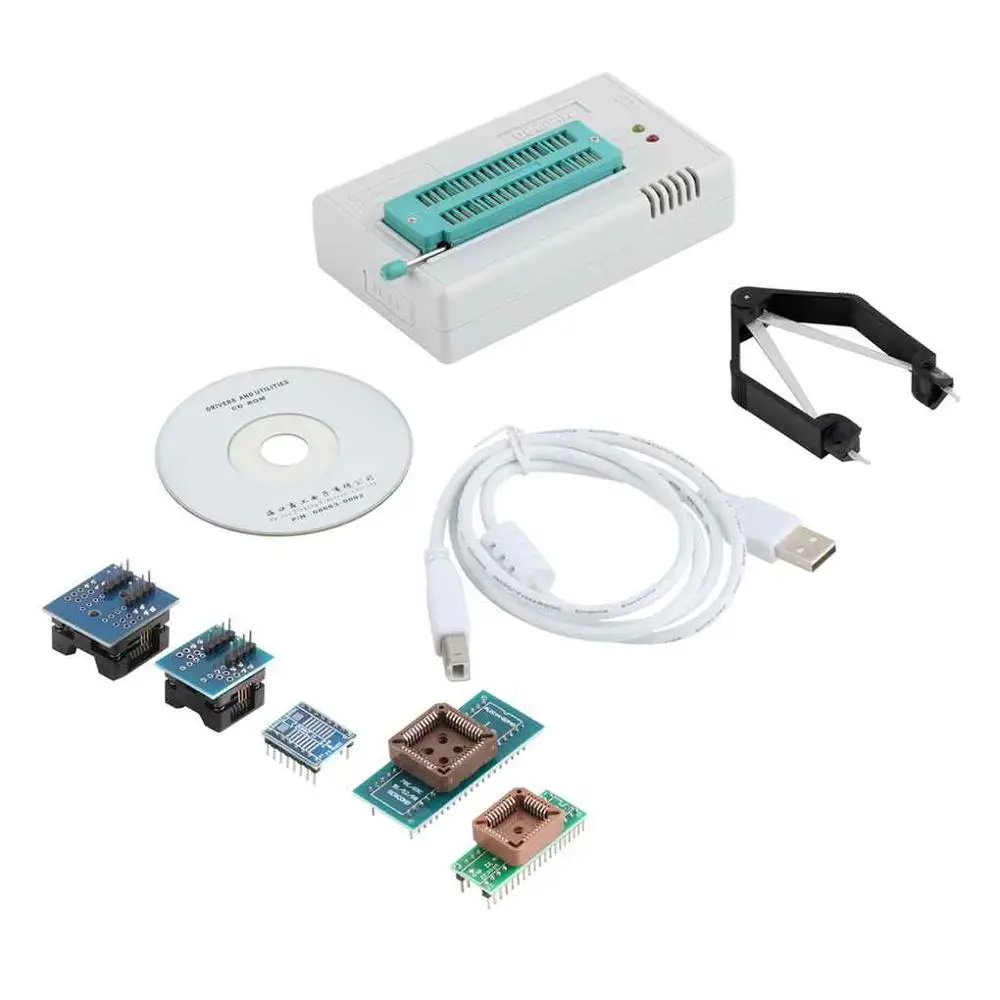 TL866CS Programmer USB Universal Programmer FLASH 8051 AVR MCU GAL PIC SPI 5 Adapters
TL866CS Programmer USB Universal Programmer FLASH 8051 AVR MCU GAL PIC SPI 5 Adapters