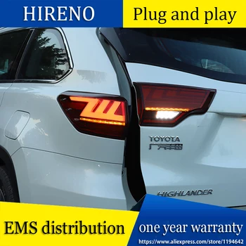 Car Styling for toyota Highlander Taillights 2015-2019 Kluger Tail Lamp Type Rear Lamp DRL+Brake+Park+dynamic turn Signal
Car Styling for toyota Highlander Taillights 2015-2019 Kluger Tail Lamp Type Rear Lamp DRL+Brake+Park+dynamic turn Signal