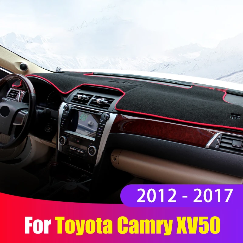 For Toyota Camry XV50 2012 2013-2015 2016 2017 Car Dashboard Avoid Light Pad Instrument Platform Cover Mat Carpets Accessories
For Toyota Camry XV50 2012 2013-2015 2016 2017 Car Dashboard Avoid Light Pad Instrument Platform Cover Mat Carpets Accessories