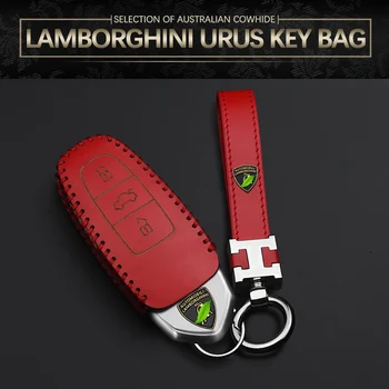 Suitable for Lamborghini Urus key bag leather leather key box high-end car badge key cover ring fittings
Suitable for Lamborghini Urus key bag leather leather key box high-end car badge key cover ring fittings