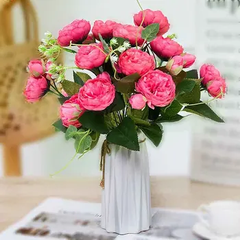 Real Touch Rose Artificial Flowers Single Branch for Wedding Home Party Decorative Fake Rose Flower High Quality
Real Touch Rose Artificial Flowers Single Branch for Wedding Home Party Decorative Fake Rose Flower High Quality