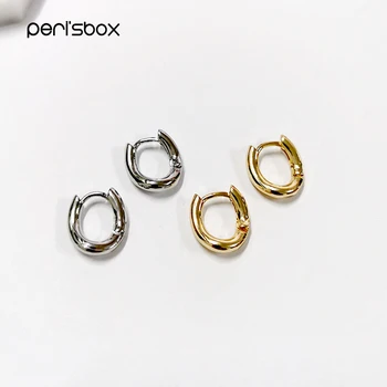 Peri'sBox Gold Silver Color U Shape Irregular Earrings Hoops Small Geometric Earrings for Women Minimalist Brass Hoop Earrings
Peri'sBox Gold Silver Color U Shape Irregular Earrings Hoops Small Geometric Earrings for Women Minimalist Brass Hoop Earrings
