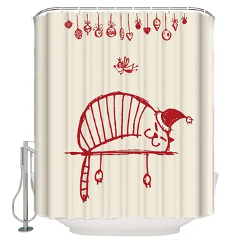 Red Kitten Hat Winter Theme Pattern Shower Curtains Polyester Fabric Waterproof Bath Curtain
Red Kitten Hat Winter Theme Pattern Shower Curtains Polyester Fabric Waterproof Bath Curtain