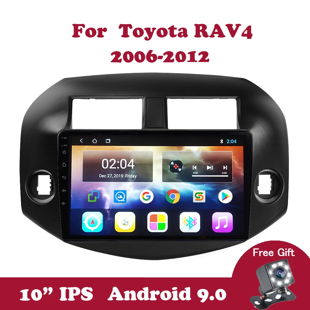 Android 9.0 Car Radio for Toyota RAV4 2007-2010 2011 DVD Video Player 2.5D+IPS 10.1 inch Auto Multimedia Player Wifi GPS Navi
Android 9.0 Car Radio for Toyota RAV4 2007-2010 2011 DVD Video Player 2.5D+IPS 10.1 inch Auto Multimedia Player Wifi GPS Navi