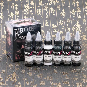 6pcs/set Tattoo Ink Supply 30ml/bottle Top Pigment for Body Art Tattoo Kits Supplies 
6pcs/set Tattoo Ink Supply 30ml/bottle Top Pigment for Body Art Tattoo Kits Supplies