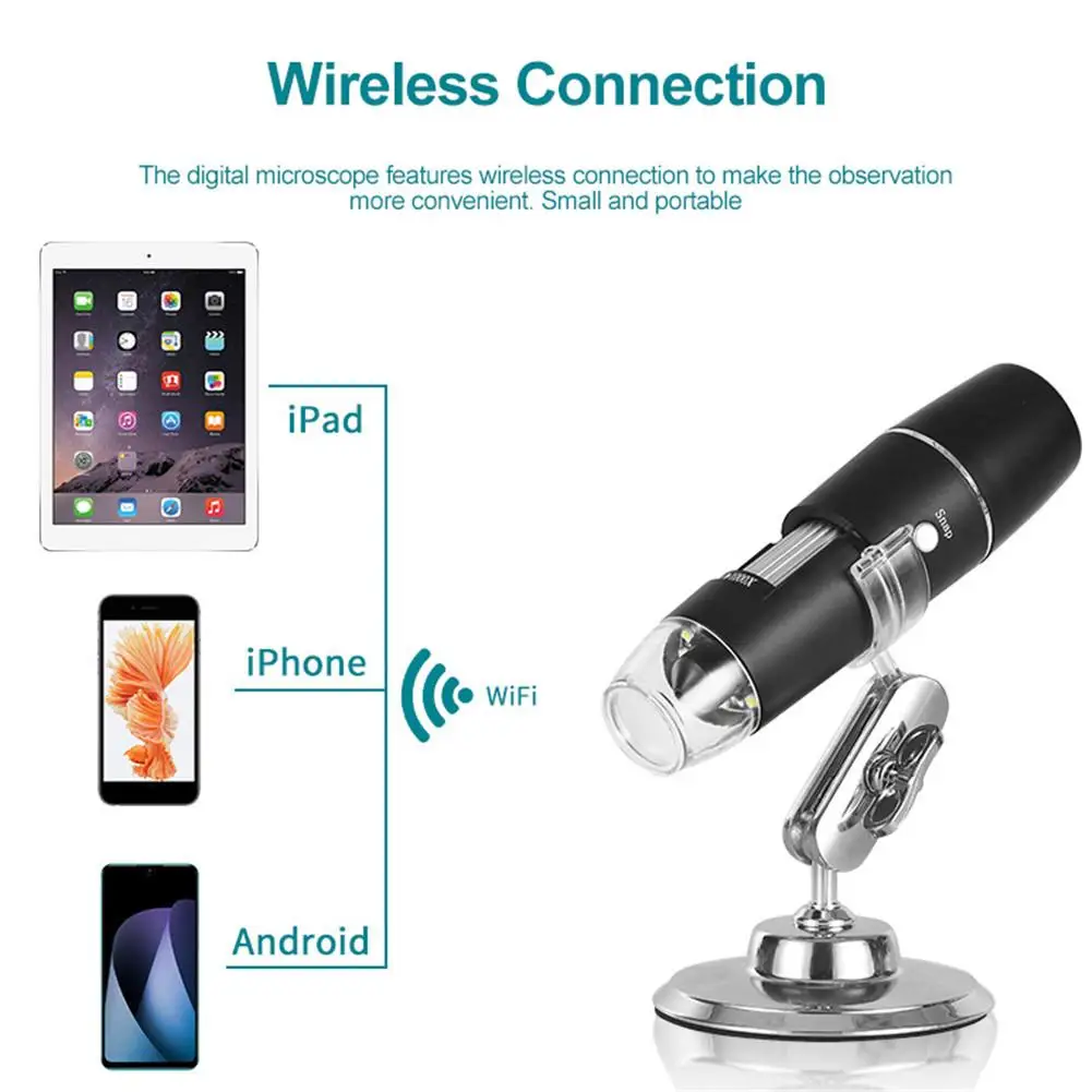 0-1000X Digital Microscope Wifi Microscope Magnifier USB Microscopes With Stand For Android IOS IPhoneIPad Digital Microscope
0-1000X Digital Microscope Wifi Microscope Magnifier USB Microscopes With Stand For Android IOS IPhoneIPad Digital Microscope