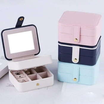 YIWUMART Multi-layer Portable Jewelry Storage Box Waterproof Leather Earrings Watches Bracelets Finishing Display Organizer
YIWUMART Multi-layer Portable Jewelry Storage Box Waterproof Leather Earrings Watches Bracelets Finishing Display Organizer
