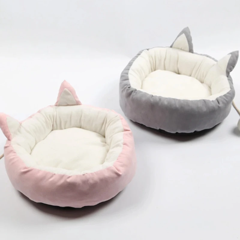 Round fabric pet nest Soft Comfortable Removable and Washable Cute fur ball cat or doghouse in winter
Round fabric pet nest Soft Comfortable Removable and Washable Cute fur ball cat or doghouse in winter