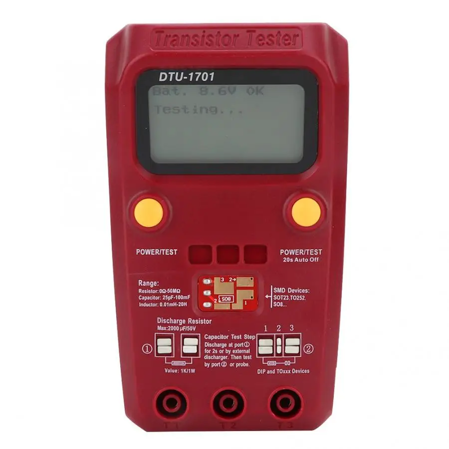 Megohmmeter Multifunctional Diode Triode MOSFET Output HFE Testing Instrument Measurement Tool OHM Meter
Megohmmeter Multifunctional Diode Triode MOSFET Output HFE Testing Instrument Measurement Tool OHM Meter