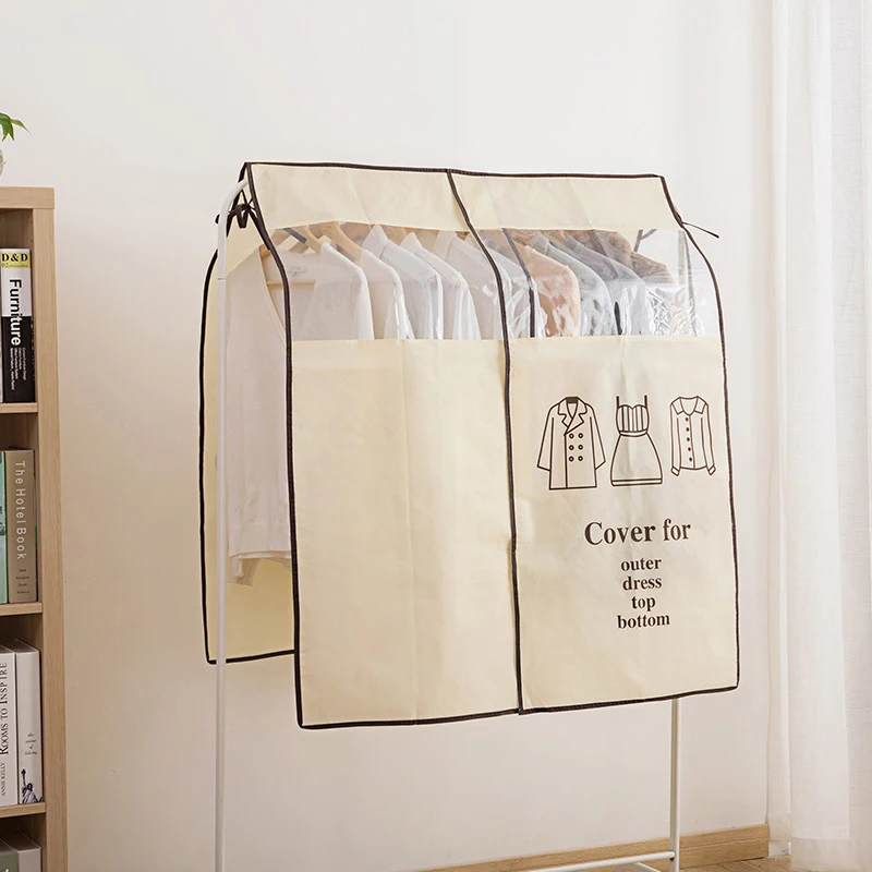 88*118cm Non-woven coat dust proofing cover Household hanging Overcoat Clothing Cover suits pocket Storage Bags closet organizer 
88*118cm Non-woven coat dust proofing cover Household hanging Overcoat Clothing Cover suits pocket Storage Bags closet organizer
