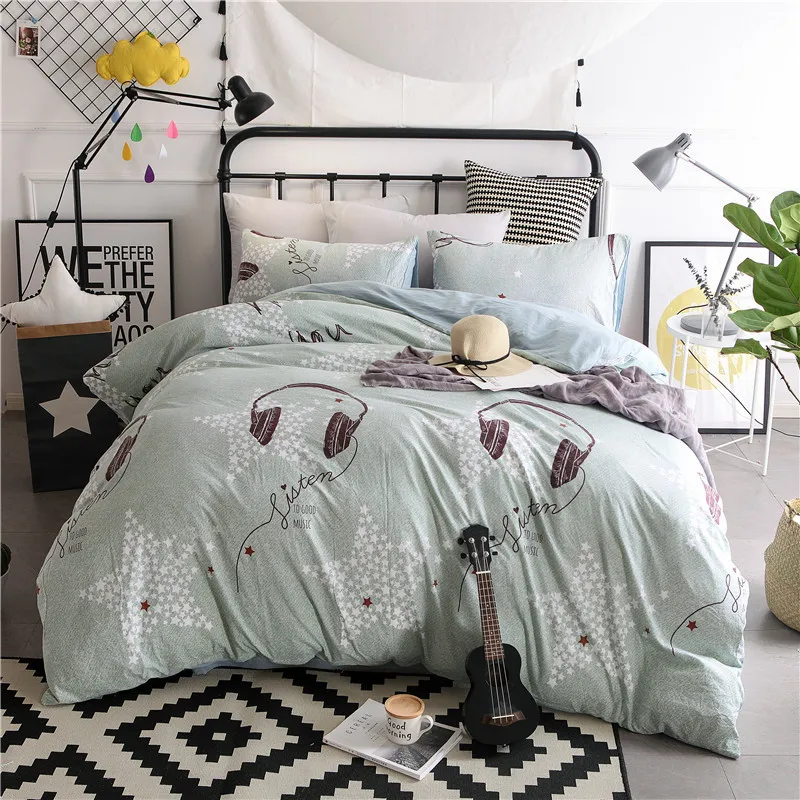 Spring Autumn Bedding Four-piece Thickened Washed Cotton Grinding Wool Bed Sheets Invisible Zipper Quilt Cover Kit Stylish Simpl
Spring Autumn Bedding Four-piece Thickened Washed Cotton Grinding Wool Bed Sheets Invisible Zipper Quilt Cover Kit Stylish Simpl