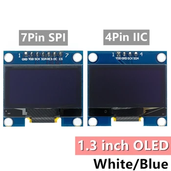 10pcs 1.3 inch OLED module white/blue SPI/IIC I2C Communicate color 128X64 1.3 inch OLED LCD LED Display Module 1.3"OLED module
10pcs 1.3 inch OLED module white/blue SPI/IIC I2C Communicate color 128X64 1.3 inch OLED LCD LED Display Module 1.3"OLED module