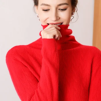 Cashmere High Collar Sweater Pullover Turtleneck Turn-down Collar Solid Color Women's Basic Sweater Slim Fit
Cashmere High Collar Sweater Pullover Turtleneck Turn-down Collar Solid Color Women's Basic Sweater Slim Fit