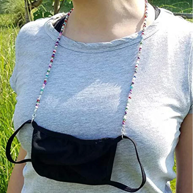 Babyep 10 Colors New Adjustable Length Mask Chain for Women Neck Chain Accessories Necklaces Strap Holder for Women Kids Safety
Babyep 10 Colors New Adjustable Length Mask Chain for Women Neck Chain Accessories Necklaces Strap Holder for Women Kids Safety