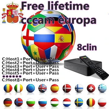 4K HD 8/8Clines Cccam Europa A Estable Server free Europe Portugal Poland UK Nederlands Germany For DVB S2 Satellite Receiver
4K HD 8/8Clines Cccam Europa A Estable Server free Europe Portugal Poland UK Nederlands Germany For DVB S2 Satellite Receiver