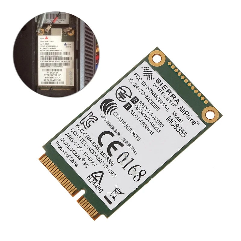 60Y3257 Gobi3000 MC8355 3G WWAN Card GPS For Lenovo Thinkpad W530 X230 T420 X220 
60Y3257 Gobi3000 MC8355 3G WWAN Card GPS For Lenovo Thinkpad W530 X230 T420 X220