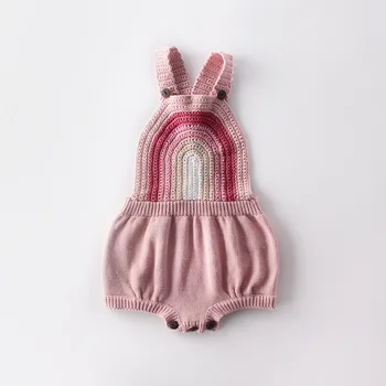 0-24M Cute Newborn Baby Boy Girl Sleeveless Rainbow Knitting Romper Jumpsuit Playsuit Outfits Baby Clothes
0-24M Cute Newborn Baby Boy Girl Sleeveless Rainbow Knitting Romper Jumpsuit Playsuit Outfits Baby Clothes