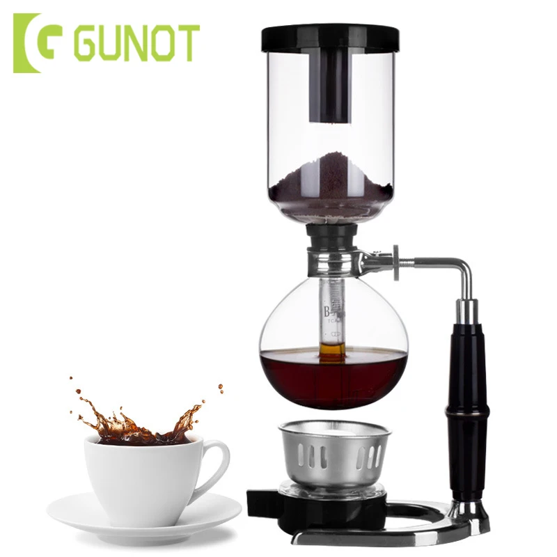 GUNOT Japanese Style Syphon Pots Coffee Kettle Glass Coffee Maker Tea Siphon Pot Vacuum Siphon Pot MachineFfilter 3cups Milk Jug
GUNOT Japanese Style Syphon Pots Coffee Kettle Glass Coffee Maker Tea Siphon Pot Vacuum Siphon Pot MachineFfilter 3cups Milk Jug