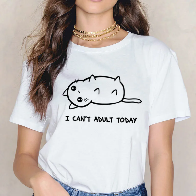 T shirt Women Fashion O neck Short Sleeve Top Tees Funny Korean Femme Clothes Harajuku Cat T shirt
T shirt Women Fashion O neck Short Sleeve Top Tees Funny Korean Femme Clothes Harajuku Cat T shirt