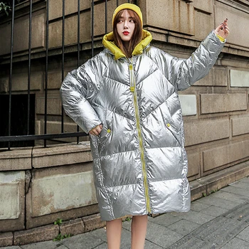 2019 New Winter Women Thick Glossy Long Down Jacket Fashion Hooded Warm 90% White Duck Down Coats High Quality Outwear cc1252 
2019 New Winter Women Thick Glossy Long Down Jacket Fashion Hooded Warm 90% White Duck Down Coats High Quality Outwear cc1252