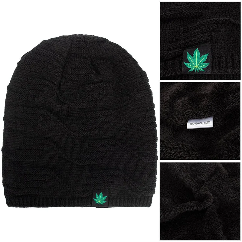 New Fashion Men Women Winter Leaf Beanie Hats Warm Hip Hop Punk Knitting Winter Hat For Women Autumn Woolen Cap
New Fashion Men Women Winter Leaf Beanie Hats Warm Hip Hop Punk Knitting Winter Hat For Women Autumn Woolen Cap