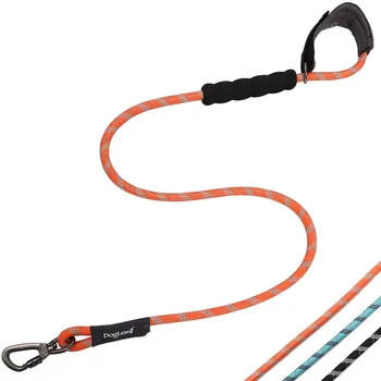Round Reflecting Dog Leash Strong Nylon Belt for Small Big Dogs Hands Free Walking Leads with Padded Handle Safety Hook
Round Reflecting Dog Leash Strong Nylon Belt for Small Big Dogs Hands Free Walking Leads with Padded Handle Safety Hook