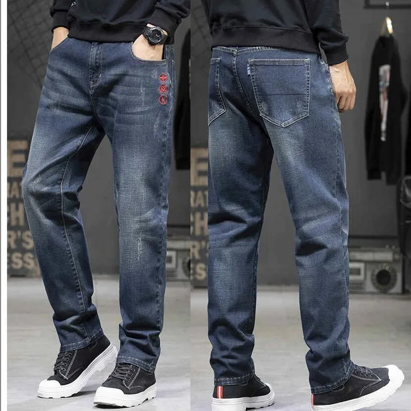 Men's Jeans Classic Style Business Casual Advanced Stretch Denim Trousers Feet Pants Male Baggy Jeans Size 30-46
Men's Jeans Classic Style Business Casual Advanced Stretch Denim Trousers Feet Pants Male Baggy Jeans Size 30-46