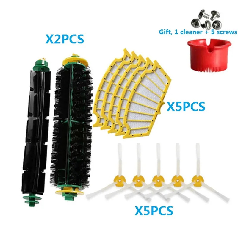 Fit For iRobot 500 series sweeping robot accessories filter 570 online version roller brush side brush Vacuum Cleaner Parts
Fit For iRobot 500 series sweeping robot accessories filter 570 online version roller brush side brush Vacuum Cleaner Parts