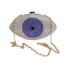 Funny Devil Eyes Evening Bags Women Ladies Clutch Party Purse Chain Crossbody Bag Rhinestone Clutch Luxury Handbags Designer 
Funny Devil Eyes Evening Bags Women Ladies Clutch Party Purse Chain Crossbody Bag Rhinestone Clutch Luxury Handbags Designer