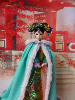 12" Handmade Collectible Chinese Girl Dolls Vintage Qing Dynasty Princess Dolls 1/6 BJD Doll Toys Christmas Gifts
12" Handmade Collectible Chinese Girl Dolls Vintage Qing Dynasty Princess Dolls 1/6 BJD Doll Toys Christmas Gifts