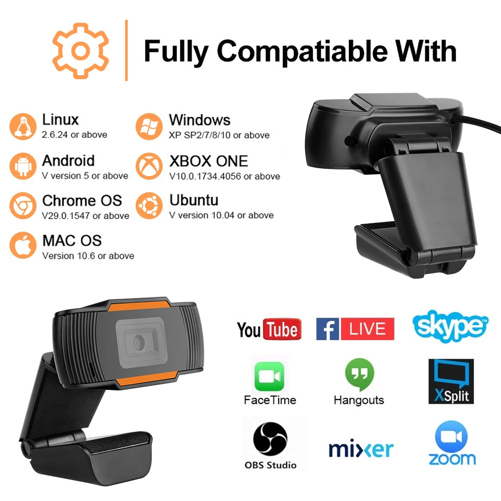 USB Webcam HD 480P Video Recording Camera Live Web Cameras for Microsoft HP laptop Computer with Microphone Online Webcams
USB Webcam HD 480P Video Recording Camera Live Web Cameras for Microsoft HP laptop Computer with Microphone Online Webcams