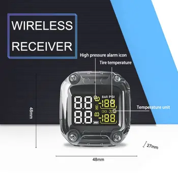Electric Tire Pressure Monitoring Wireless Monitoring Universal High Precision TPMS Tire Pressure Detection
Electric Tire Pressure Monitoring Wireless Monitoring Universal High Precision TPMS Tire Pressure Detection