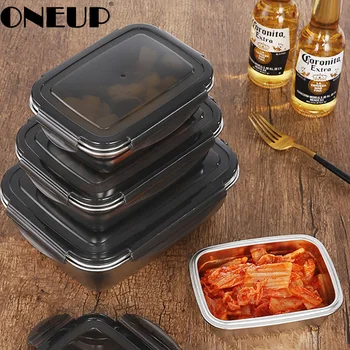 ONEUP 304 Stainless Steel Lunch Box Induction Cooker Heating Food Container New Korean Style Bento Box Kitchen Accessories
ONEUP 304 Stainless Steel Lunch Box Induction Cooker Heating Food Container New Korean Style Bento Box Kitchen Accessories