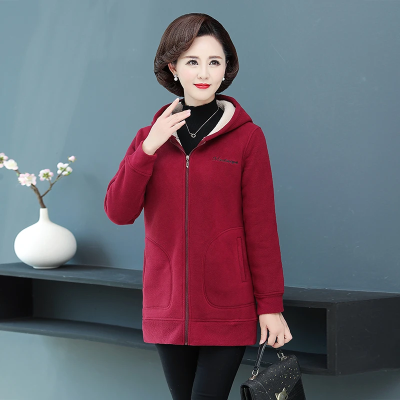 Thick Fleece jacket women's autumn winter outdoor polar fleece thermal coat Hooded coat female Camping Hiking clothes
Thick Fleece jacket women's autumn winter outdoor polar fleece thermal coat Hooded coat female Camping Hiking clothes