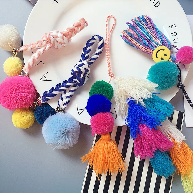 2019 Fashion Tassel Pendant key chain Bohemian Handmade Hair ball keychain Accessories Women Creative Bag Tassel Keychain For
2019 Fashion Tassel Pendant key chain Bohemian Handmade Hair ball keychain Accessories Women Creative Bag Tassel Keychain For